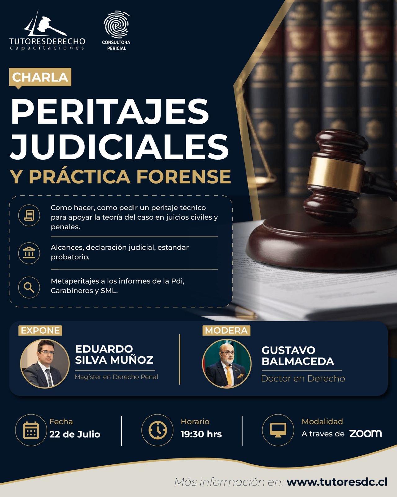capacitación peritajes